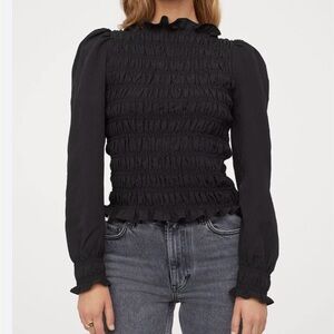 ‼️SALE‼️ H&M Smocked Blouse (L)